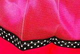 Black Lace Pink Fuchsia Barbie Dress
