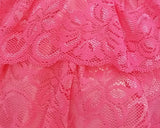 Layered Lace Dark Pink Barbie Dress
